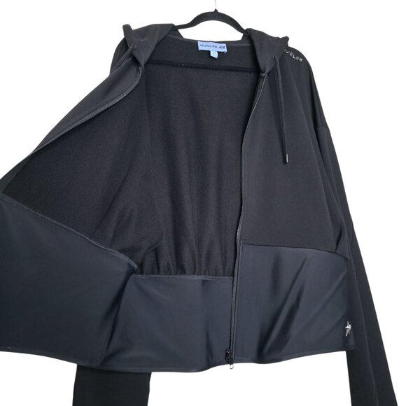 Mugler x H&M Corset Waist Black Hooded Zip Jacket Size XXL - Picture 9 of 14